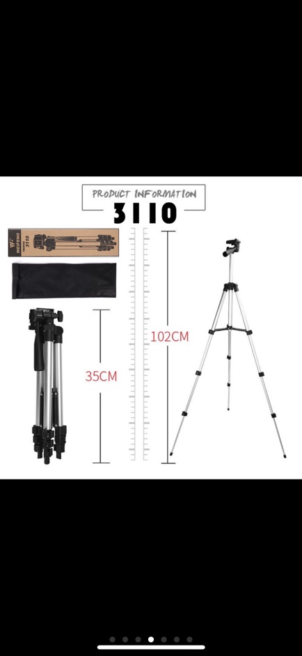 TRIPOT WT3110 UNTUK HP/SMARTPHONE / GOPRO UNIVERSAL