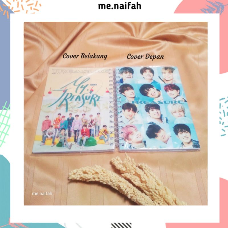 BUKU CATATAN NOTEBOOK KPOP TREASURE - SIZE A6