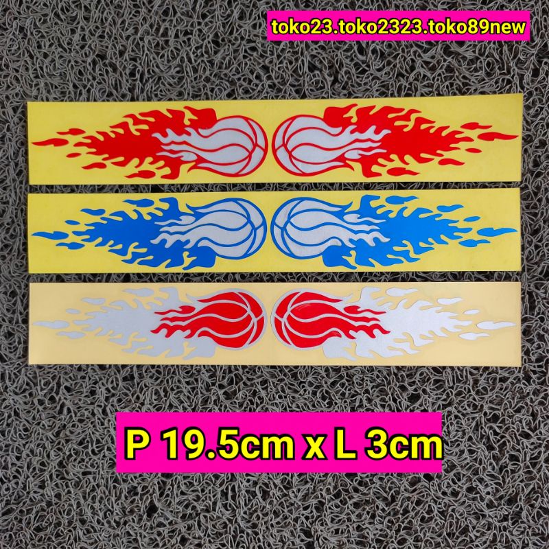 stiker cutting motor stiker bola api stiker racing