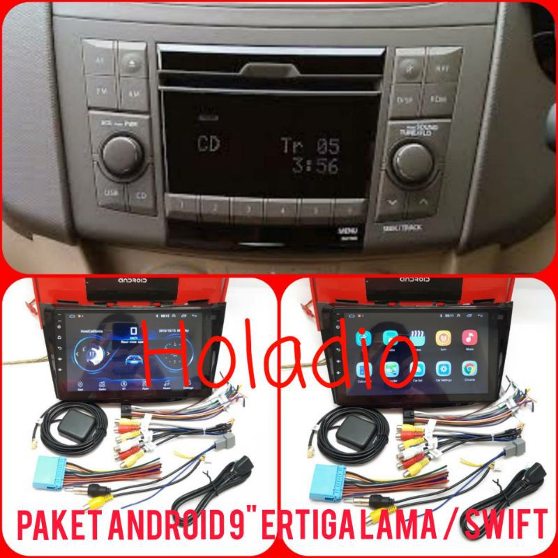 PAKET HEAD UNIT ANDROID 9 INCH & 10 INCH RAM 2/64GB ERTIGA LAMA / SWIFT / ERTIGA BARU / IGNIS / FRAM