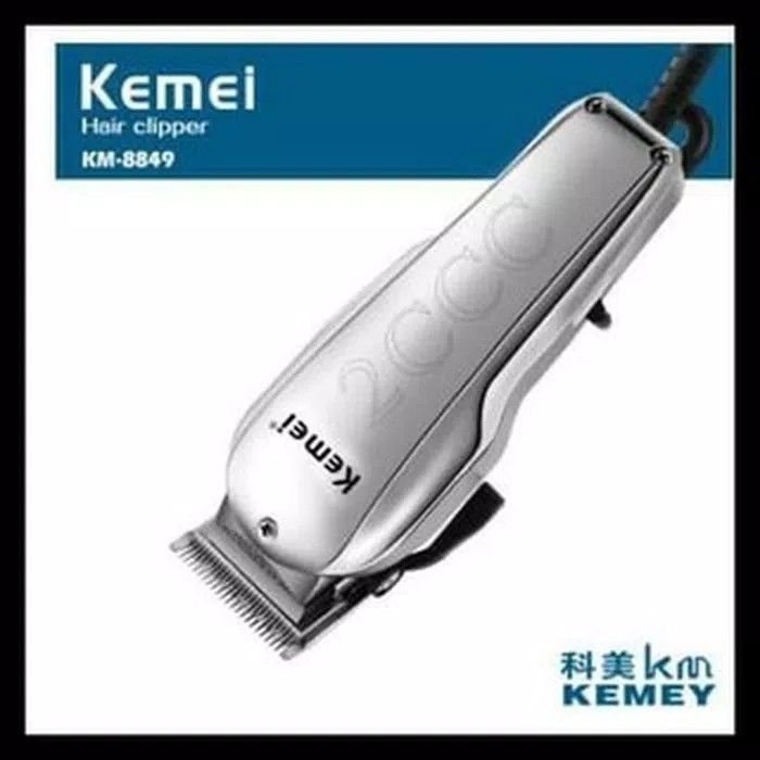 alat cukur rambut kemei km 8849 hair clipper rechargeable