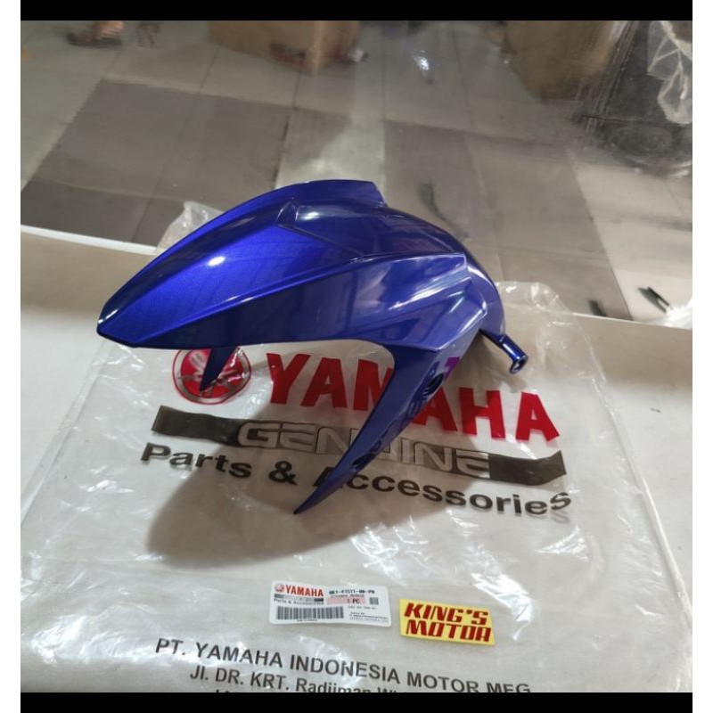 spakbor aerox 125 sakbor depan aerox 125 biru original Yamaha