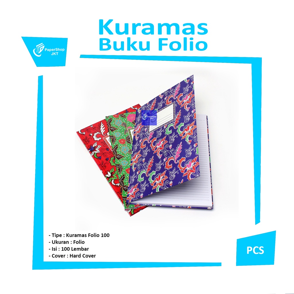 

KURAMAS - Buku Folio Hard Cover 100Lembar - Pcs