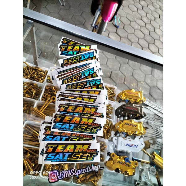 

stiker TIM SAT SET