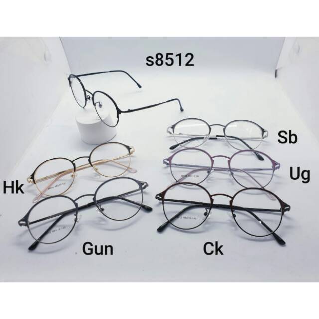Frem Kacamata s8512 free lensa minus/cyl/antiradiasi