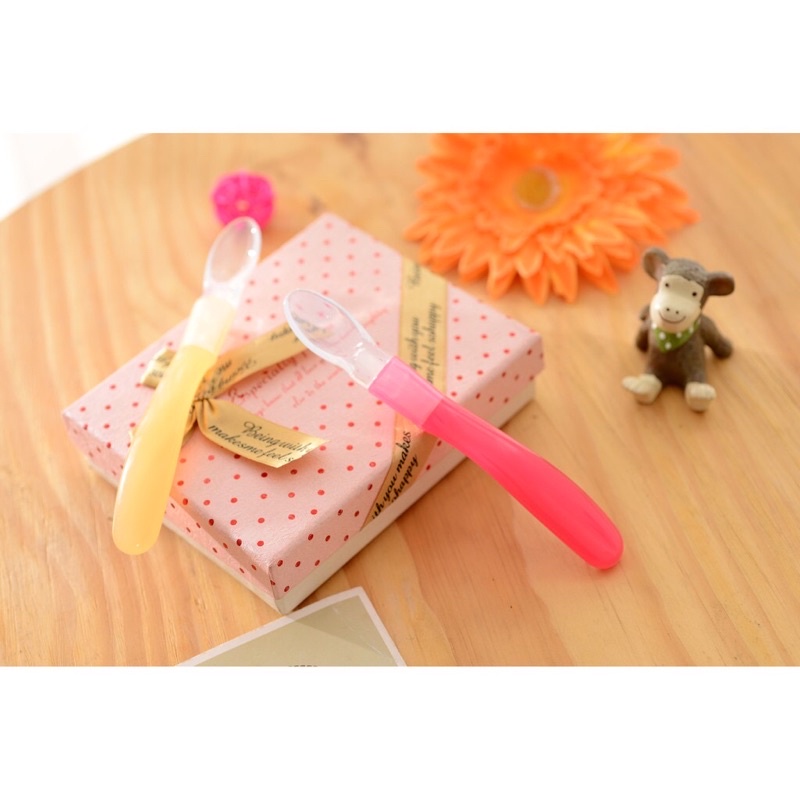 Sendok Bayi Silicone Sendok Makan bayi silikon (5500)