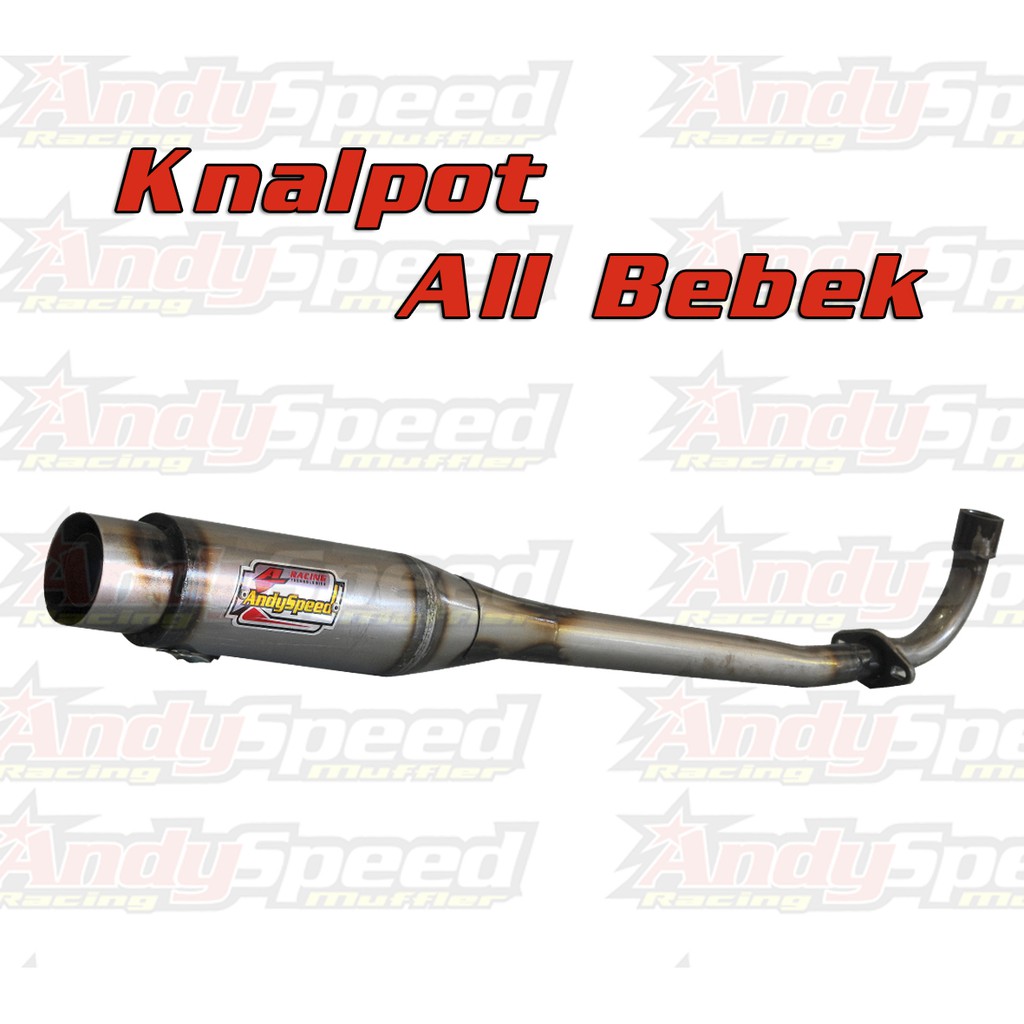 Knalpot ALL BEBEK blade jupiter revo model ahau merk andy speed