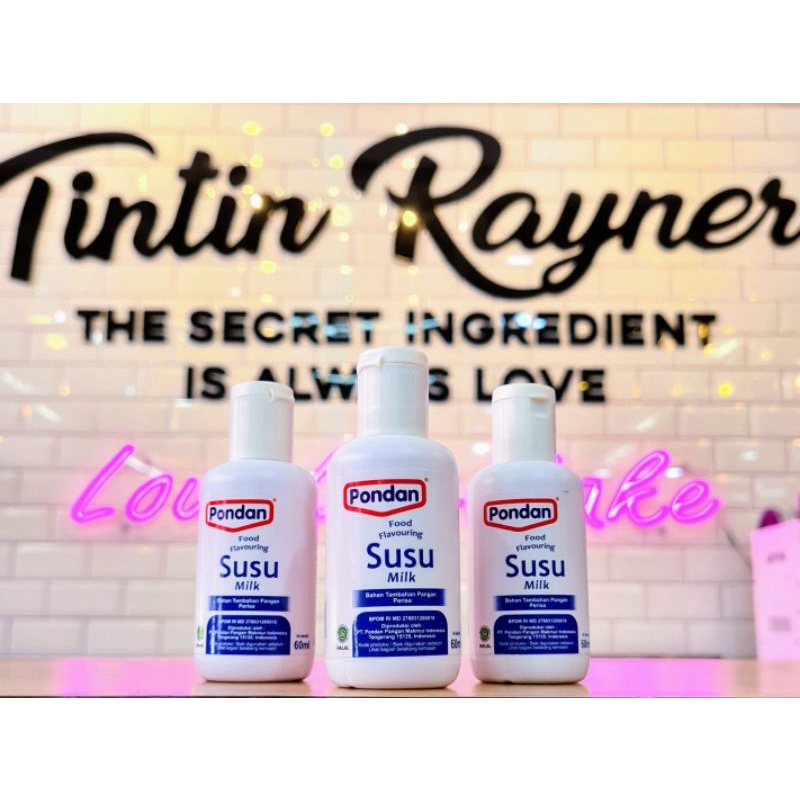 

Pondan Food Flavouring Milk 60ml Perisa Susu