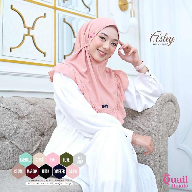Hijab Daily Instan Quail Model ASLEY
