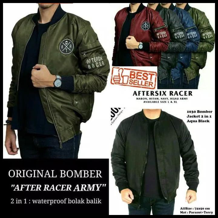 TERBARU DISKON JAKET BOMBER ORIGINAL PRIA TERBARU PARKA WINDBREAKER COWOK 