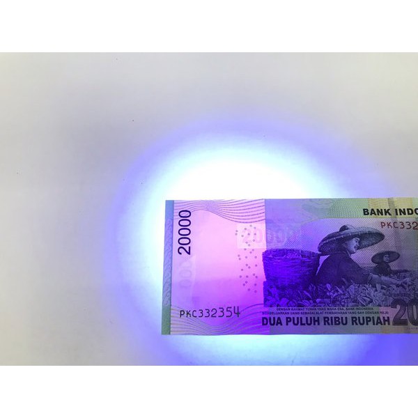 Money Detektor pendeteksi Deteksi Uang Palsu Sinar Lampu Ultraviolet