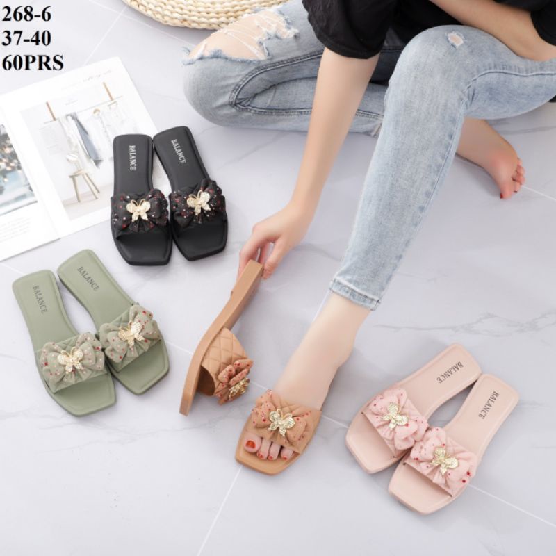 SANDAL JELLY SELOP IMPORT BALANCE 268-6