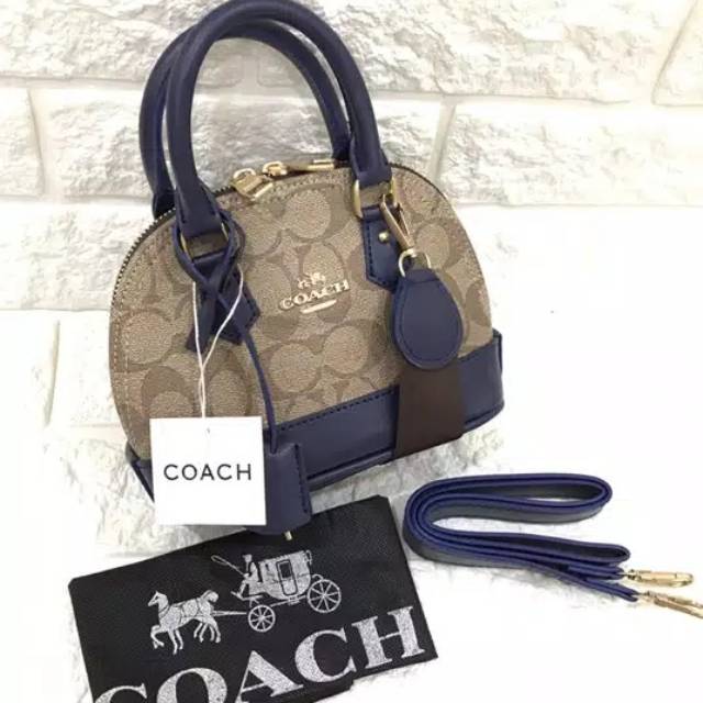 Promo tas selempang mini COACH import batam