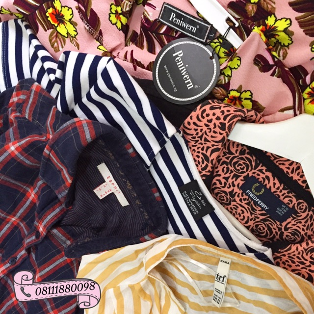 Blouse atasan santai. Co khusus shopee live. Branded on sale