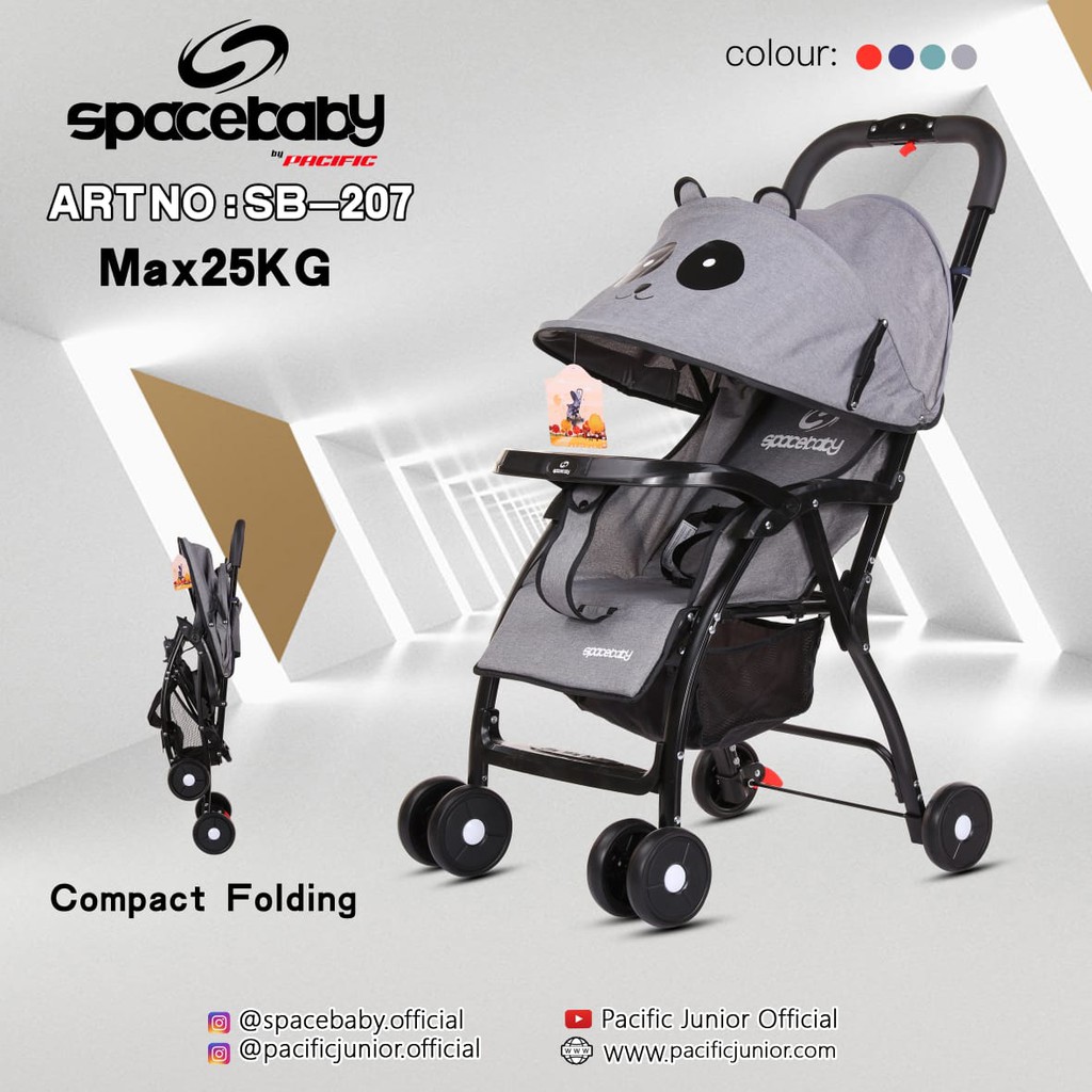 SPACE BABY Stroller SB 204 SB 207 SB 214 Kereta Dorong Bayi SPACEBABY SB204 SB207 SB214