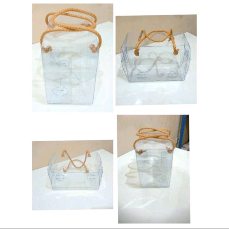 Kotak Mika Cake Kemasan Uk. 15,2 x 7,7 x 11 cm