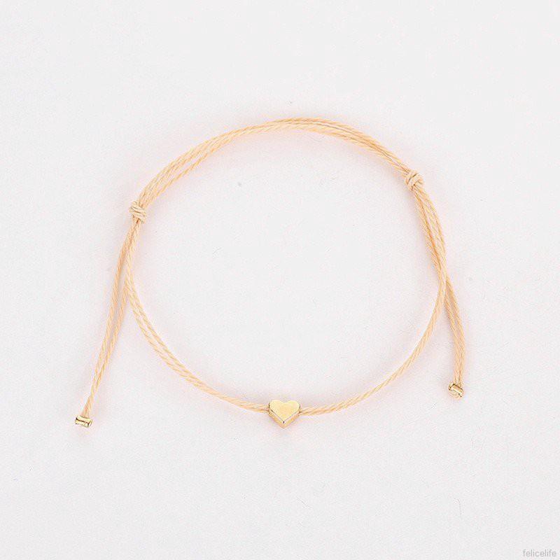 ✨felicelife✨Delicate cord heart bracelet