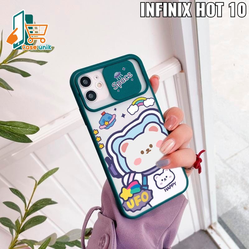 SS069 SOFTCASE SLIDE KARAKTER INFINIX SMART 5 6 HOT 8 9 10 11 11S PLAY CS3409