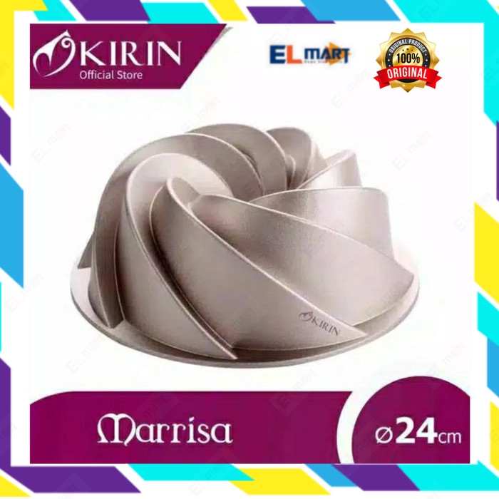 Cetakan Kue Bolu Loyang KIRIN Premium Cake Pan MARISSA PFOA Non Stick