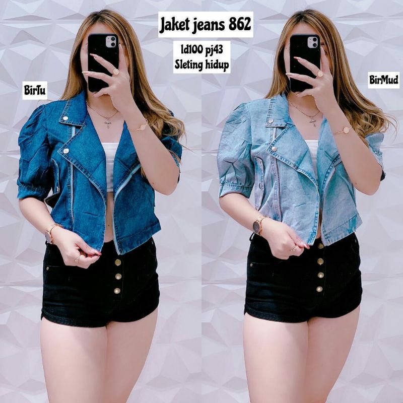 JAKET JEANS 862 PREMIUM IMPORT