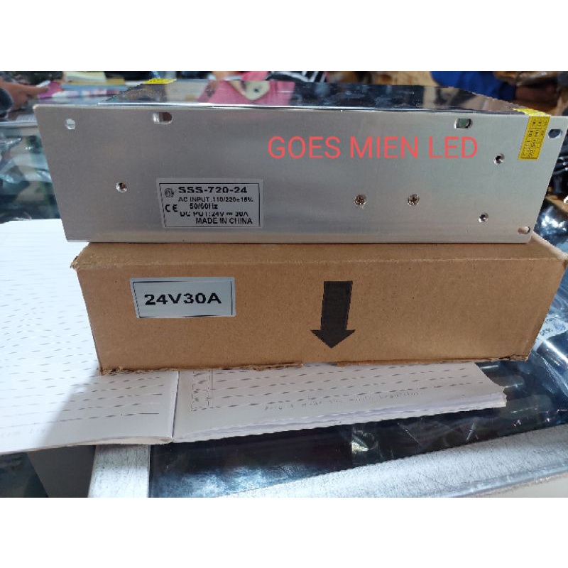 power supply 24 v 30A bagus bodi besar