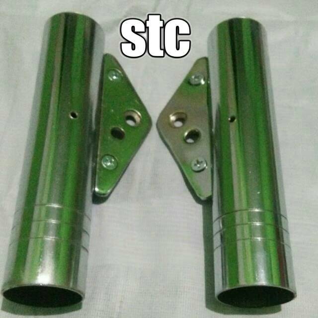 kupingan bteket lampu depan shock byson