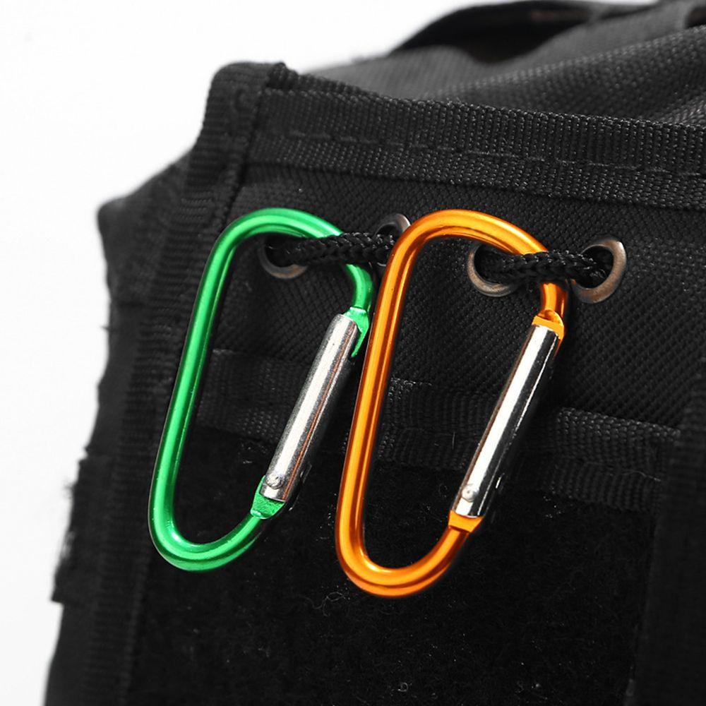 Wonder5/10pcs Tombol Panjat Acak Pengaman Baru Multicolor Aluminium Alloy Carabiner