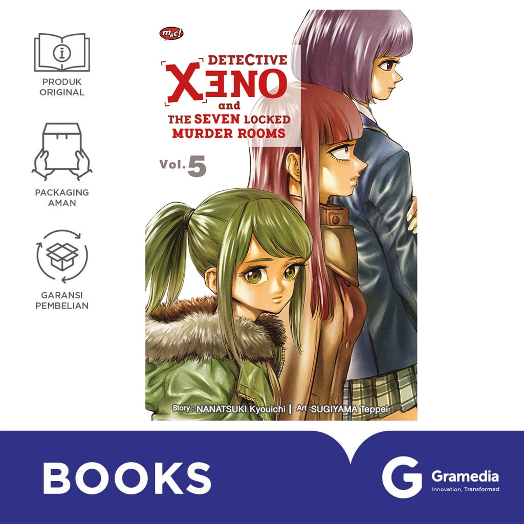 Gramedia Bali - Detective Xeno and The Seven Locked Murder Rooms 05