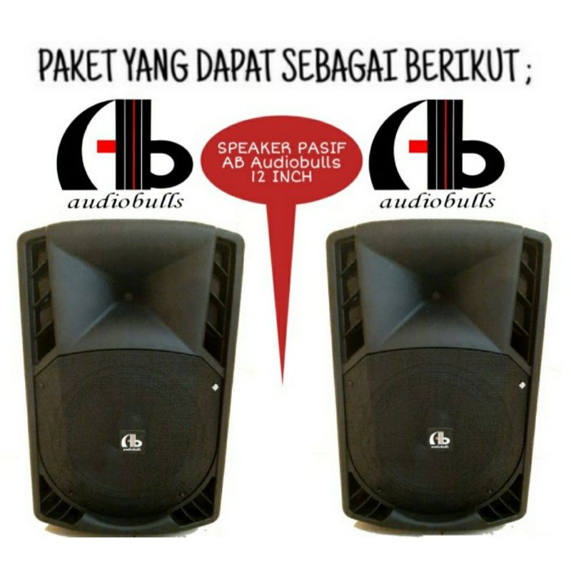 Paket Karaoke Bass &amp; Aerobic ,Karaoke ,Senam Ampli Karaoke Bluetooth Dan Speaker 12 Inch