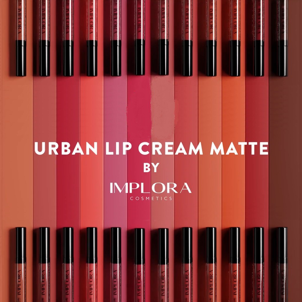 DOMMO - D8076 IMPLORA URBAN MATTE LIPCREAM | Implora Lip Cream Lipstick