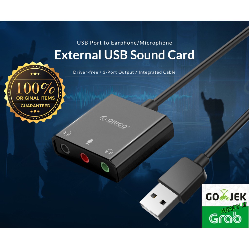 ORICO SKT3 USB SOUND CARD EXTERNAL AUDIO CARD 3.5MM JACK