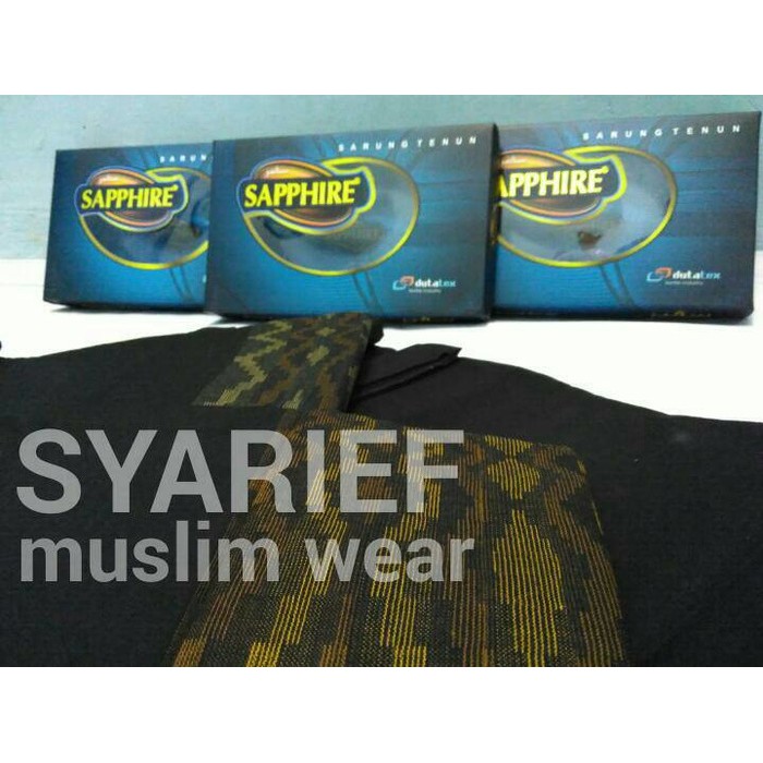 Sarung Sapphire - Hitam