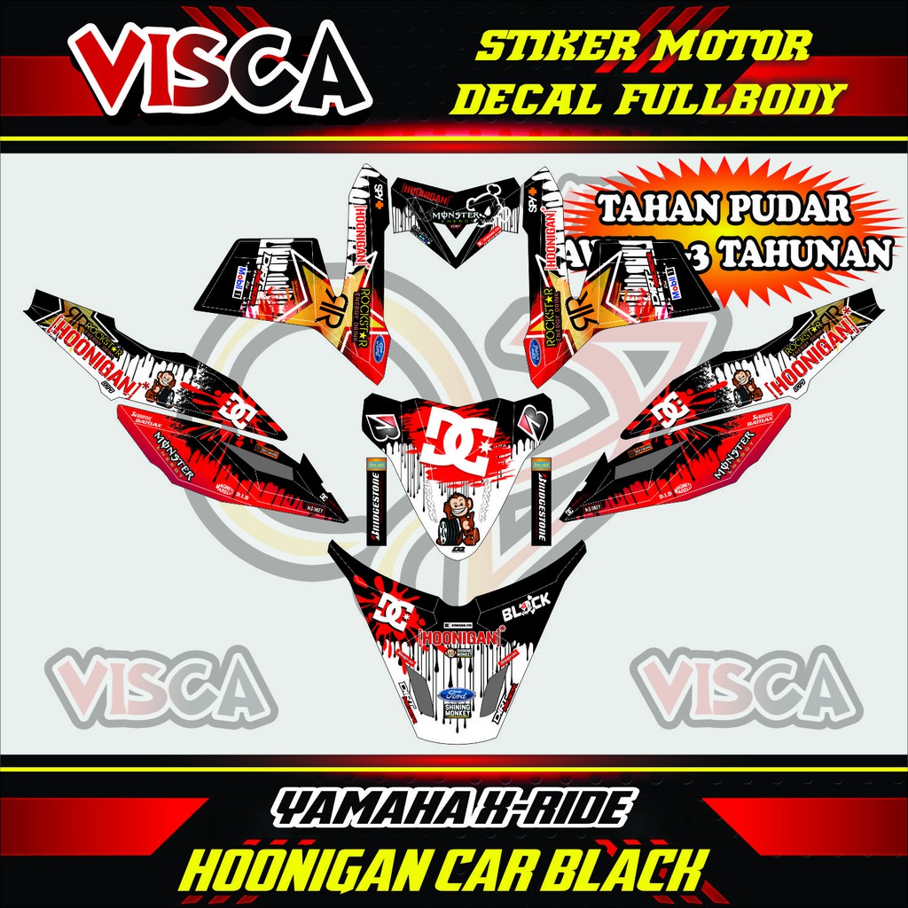 decal YAMAHA X RIDE decal YAMAHA X RIDE decal YAMAHA X RIDE full body yamaha x-ride hoonigan car