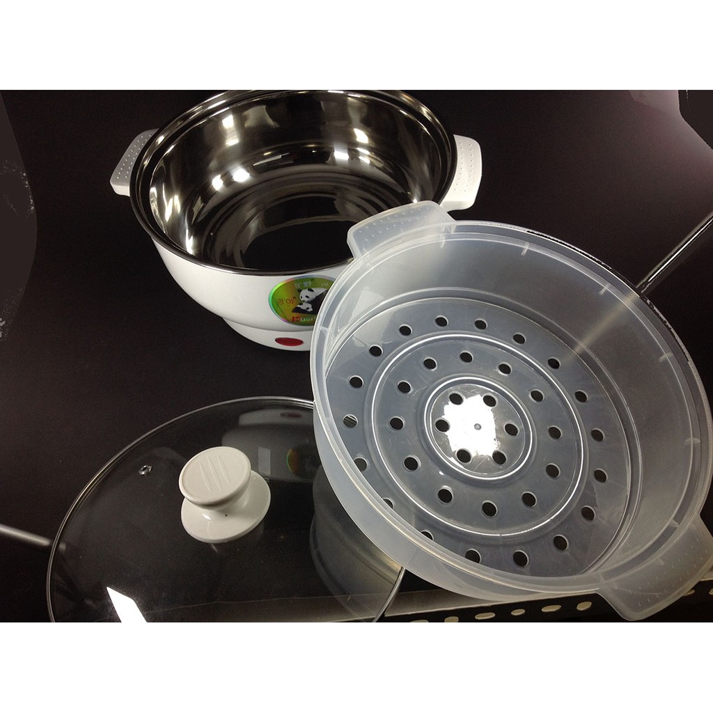 MUG LISTRIK 24CM ELEKTRIK PEMANAS LISTRIK MULTIFUNGSI MASAK DAN KUKUS