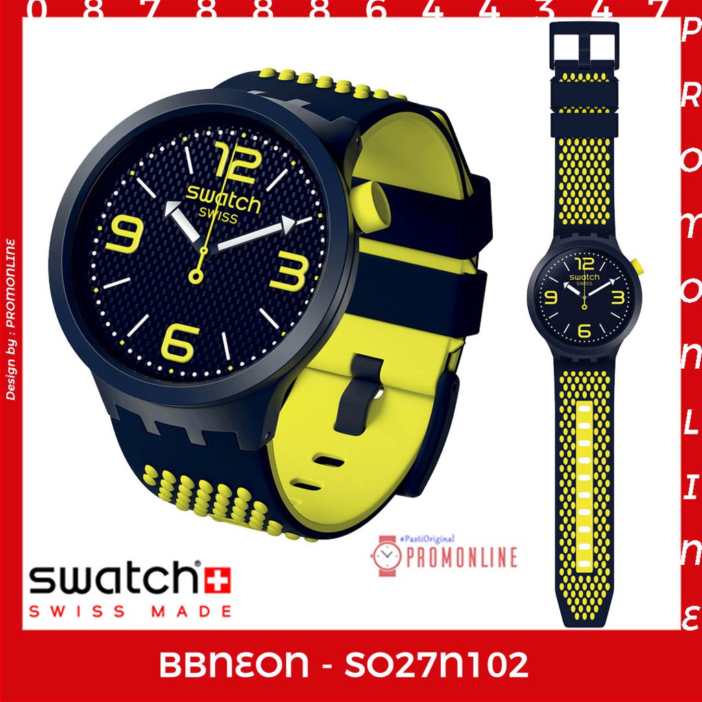 Jual Swatch SO27N102 Original Swatch BBNEON SO27N102 Swatch Pria Wanita  Swatch Bold Promonline Indonesia|Shopee Indonesia