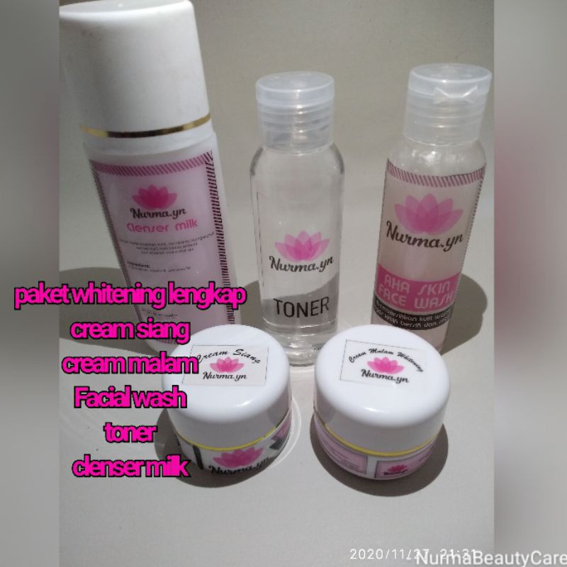 Nurma.Yn Skincare Paket lengkap Whitening