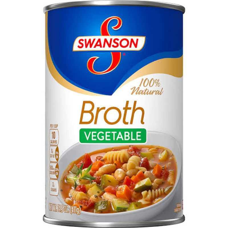

SWANSON VEGETABLE BROTH 411GR