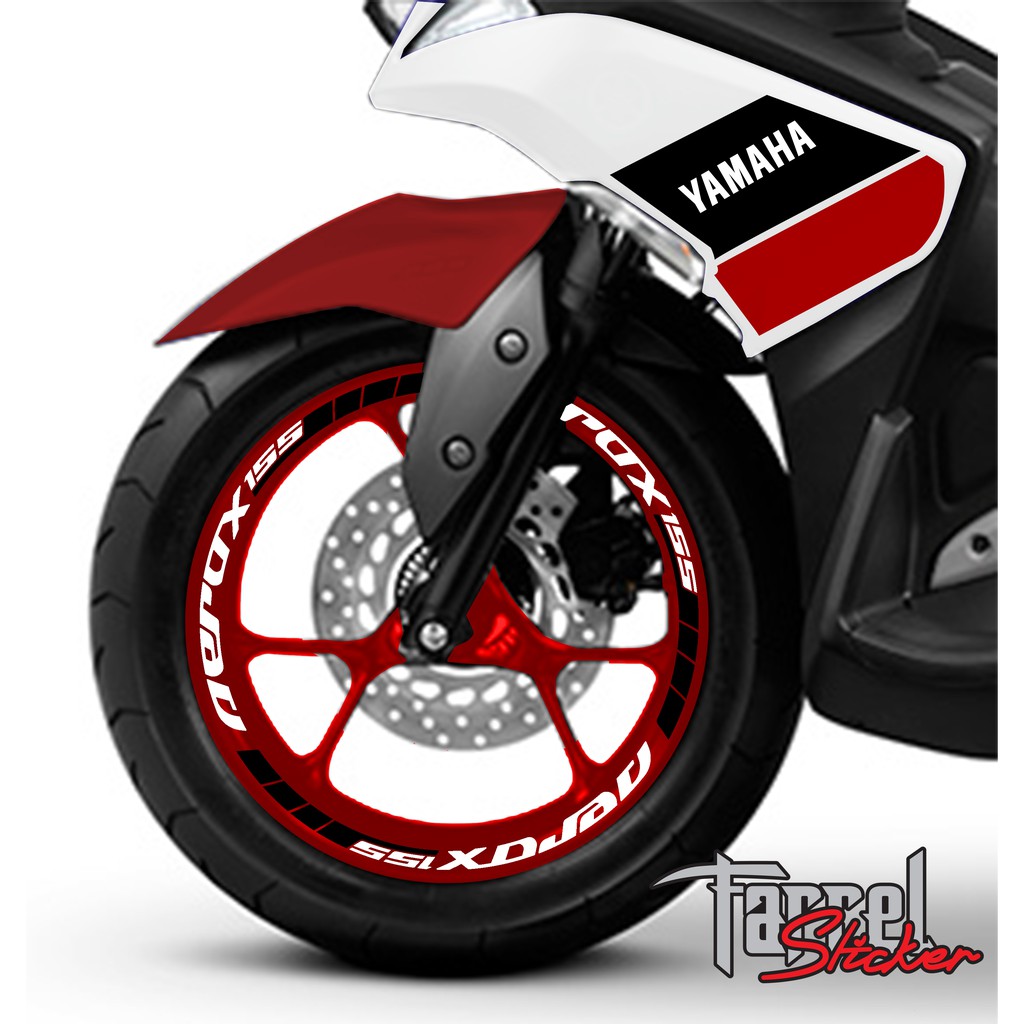 Stiker velg sticker velk aerox red