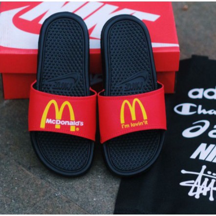 SANDAL WANITA PRIA Niike Benassi X MCD UNISEX