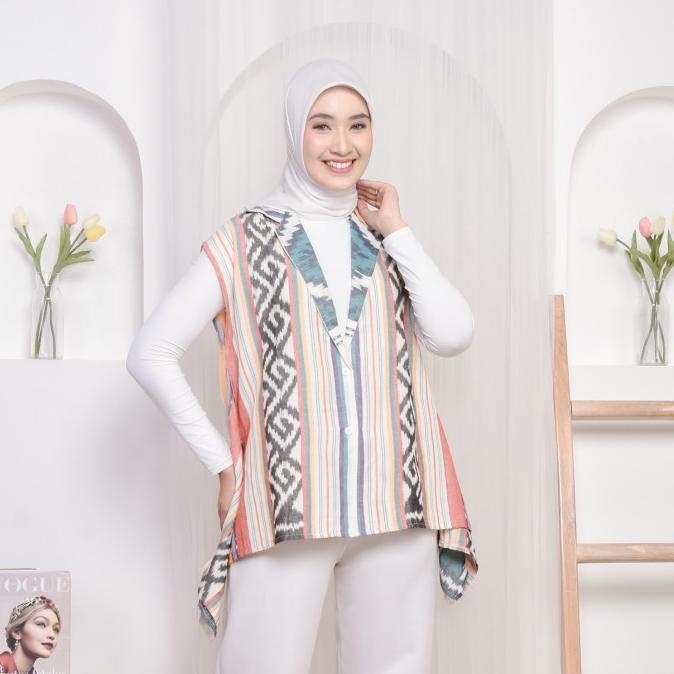 Mairina Etnik Outerwear Tenun Ikat Dakara Indonesia