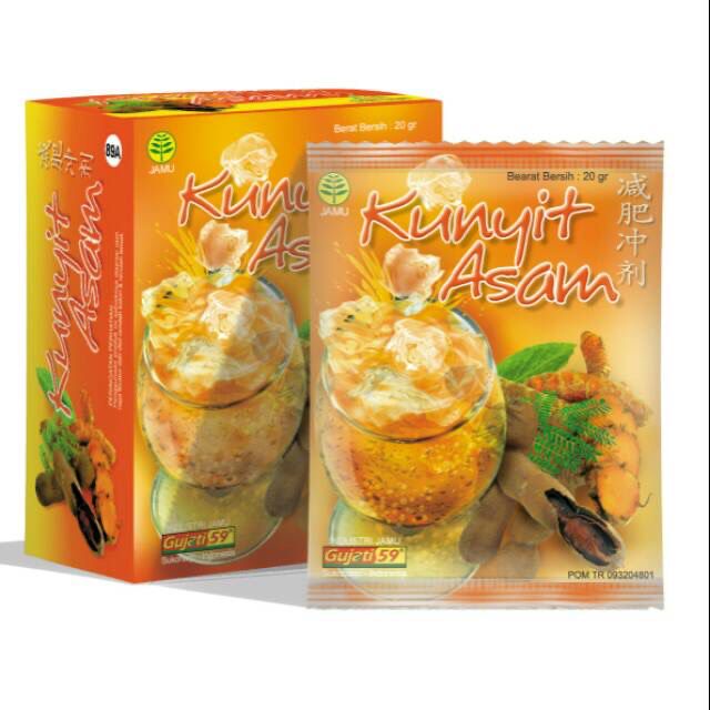 

Gujati Kunyit Asam (1 Box Isi 5 Sachet)