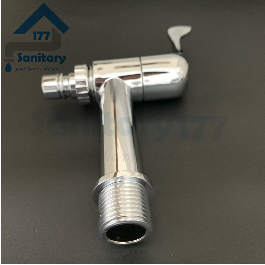 Keran air Taman 1/2 inch Plastik Murah AVA - Kran air Tembok Bathroom Faucet Wall Faucet ABS anti karat