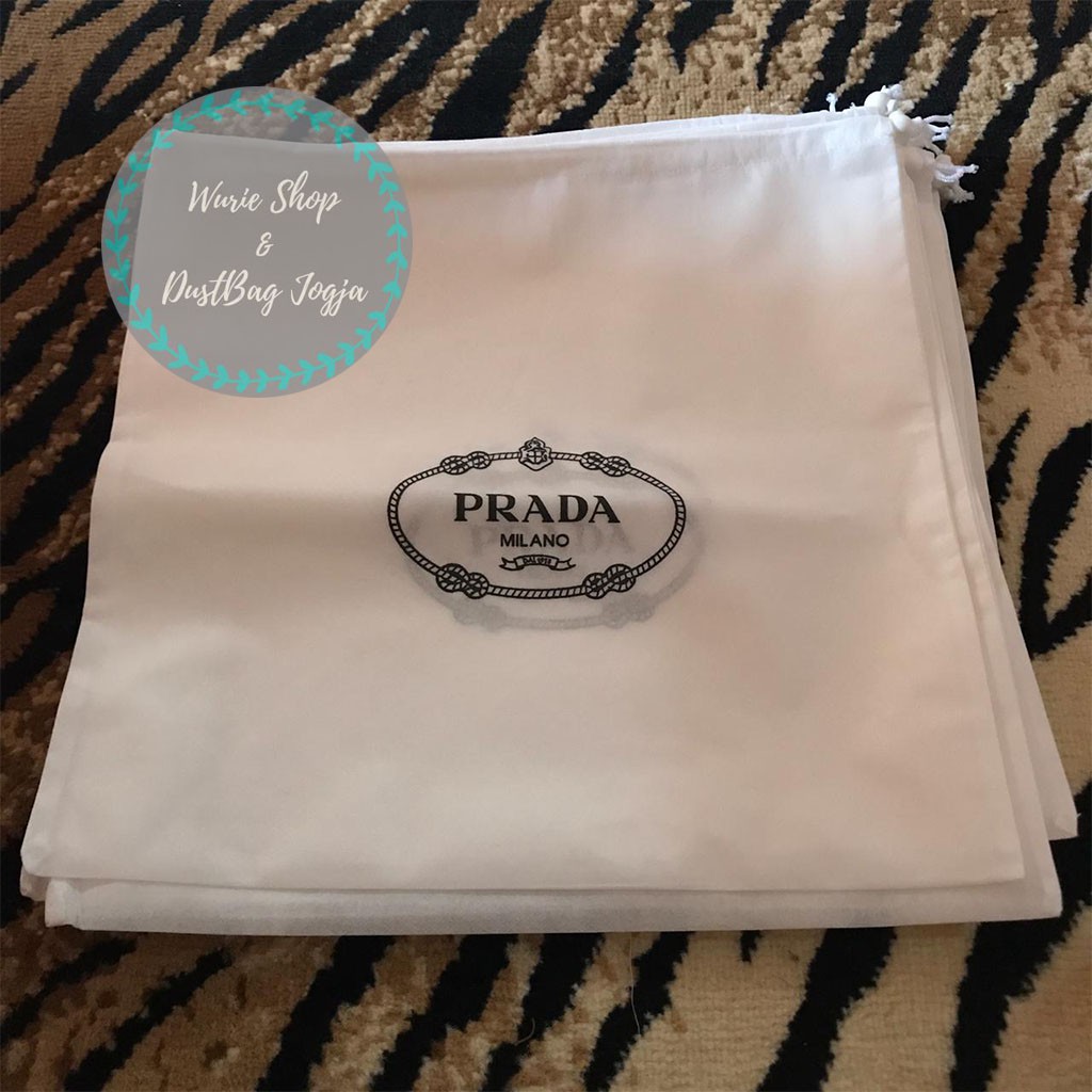 PRADA DustBag Pengganti Sarung Tas Pelindung Debu Serut Dust Bag DB Branded