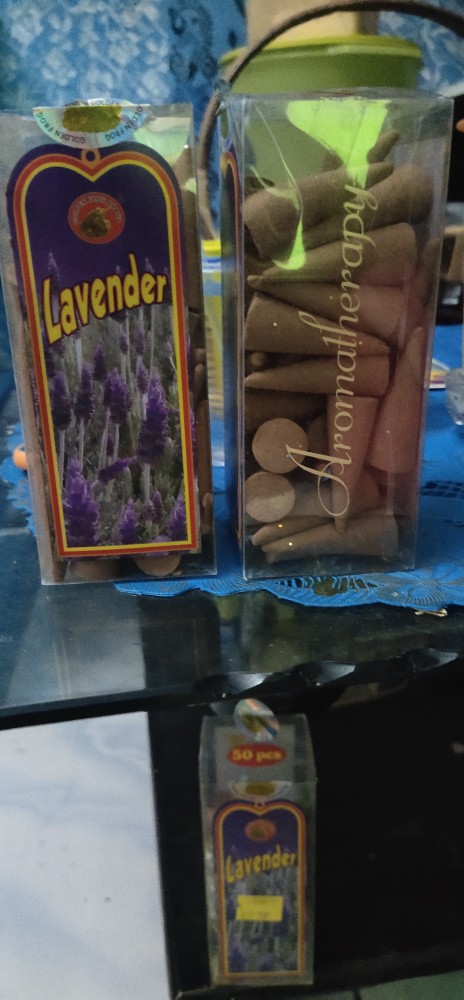 Hio Dupa Kerucut Cone Malaysia Aromaterapi Golden Frog Lavender