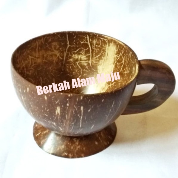 Gelas Cangkir Batok Kelapa - Tempurung Kelapa - Cangkir Batok