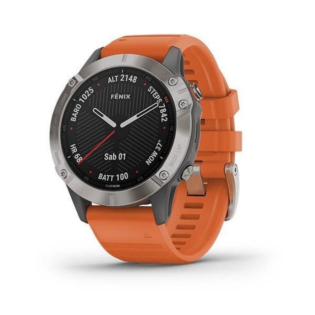 Garmin Fenix 6 Titanium Orange