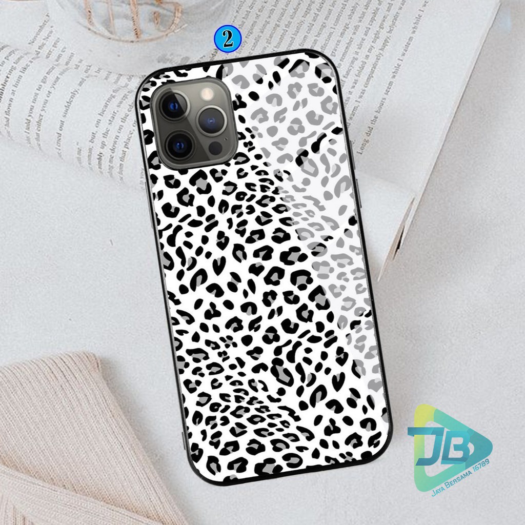 HARDCASE 2D GLOSSY LEOPARD OPPO VIVO XIAOMI SAMSUNG REALME IPHONE ALL TYPE JB5682