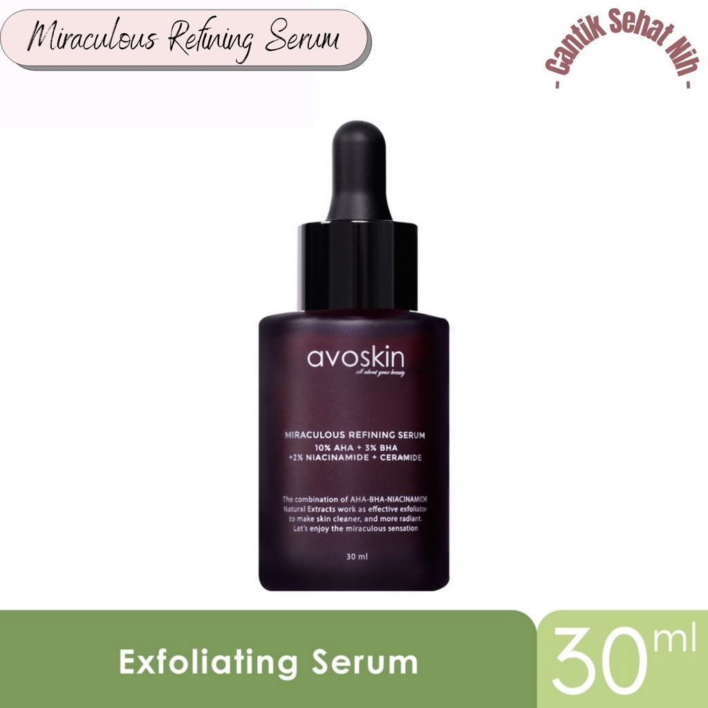 AVOSKIN Miraculous Refining Serum - Exfoliating Serum 30ml