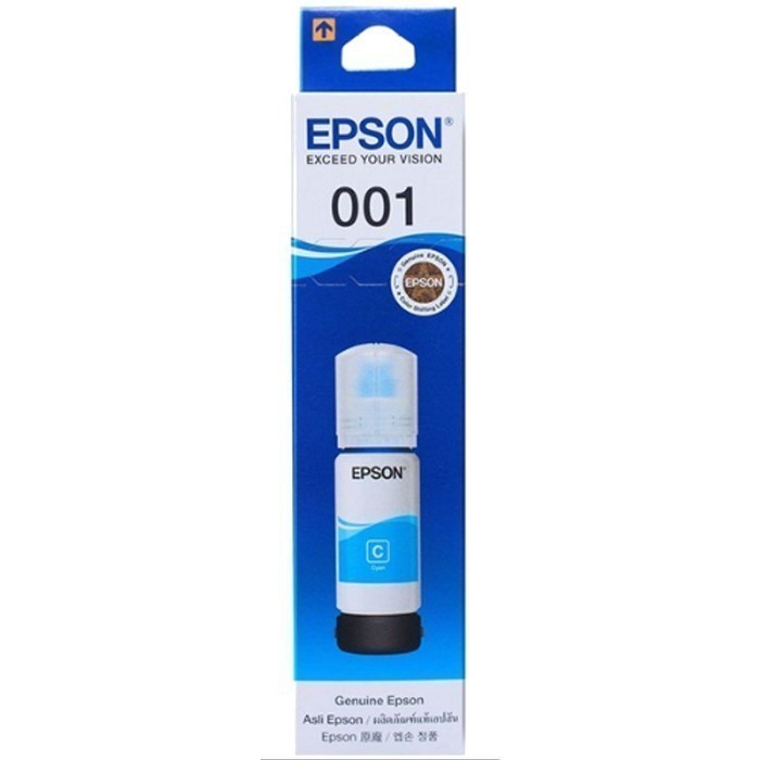 Epson Tinta Original T001 T 001 Colour (Cyan Magenta Yellow)