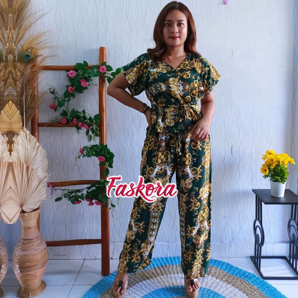 Setelan Sultan Terbaru Wanita Jumbo / One Set Sultan Jumbo ld 110 / Piyama Rayon Jumbo Pendek